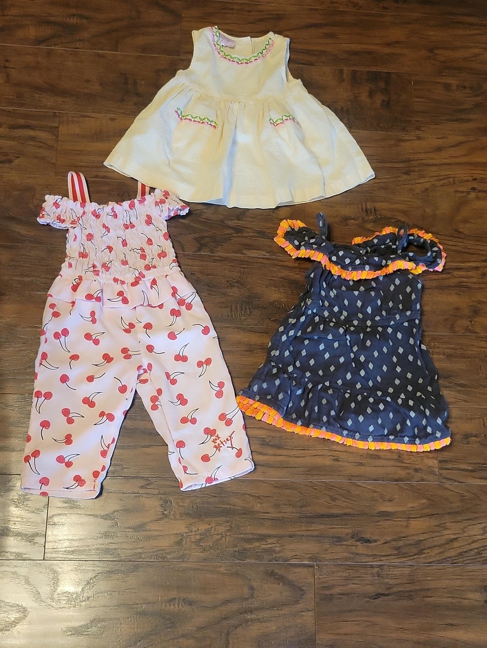Bundle 12 Month Girls Dresses And Romper